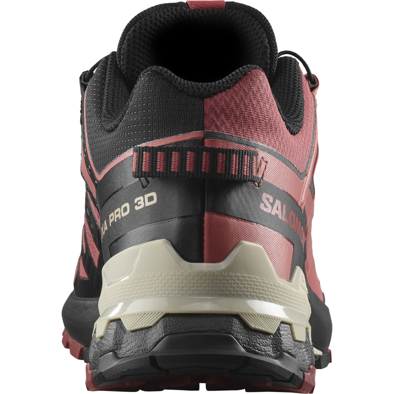 Salomon XA PRO 3D V9 GTX Women's Hiking Shoe in Cow Hide/Black/Faded Rose-4